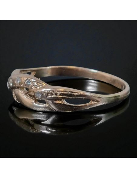 Pierścionek Przeplatany 1,74g pr.585 r.19