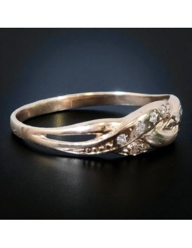 Pierścionek Przeplatany 1,74g pr.585 r.19