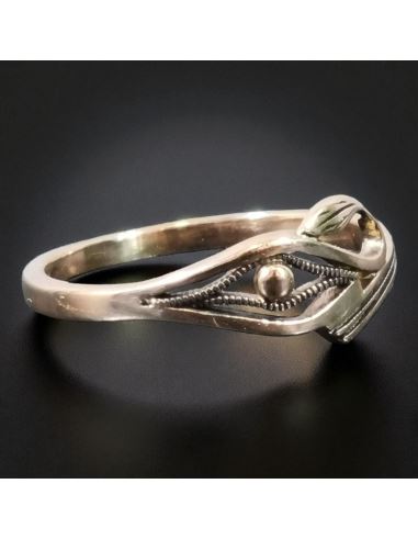 Pierścionek Egipskie Oko 1,72g pr.585 r.11