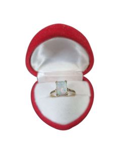 Pierścionek z Prostąkątnym Opalem 2,01g 585 r.14