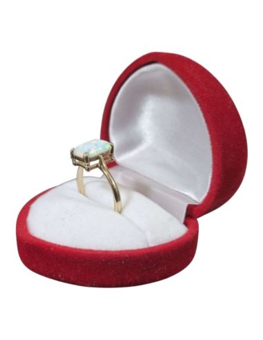 Pierścionek z Prostąkątnym Opalem 2,01g 585 r.14