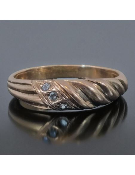 Pierścionek Falowany 2,57g pr.585 r.15