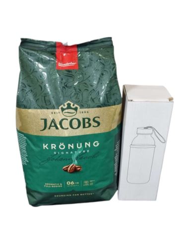 Zestaw Kawowy 9330Kawa ziarnista Jacobs Kronung Signature 1kg