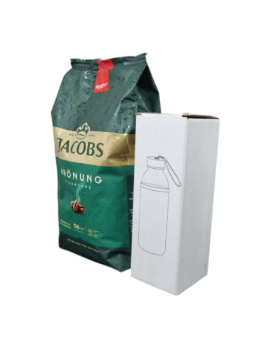 Zestaw Kawowy 9330Kawa ziarnista Jacobs Kronung Signature 1kg