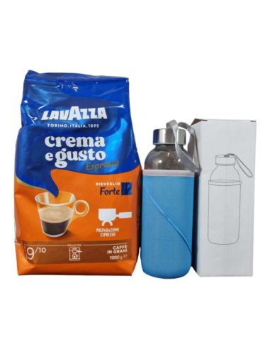 Zestaw kawowy 8493Kawa Lavazza Crema Egusto Espresso Risveglio Forte 1000g