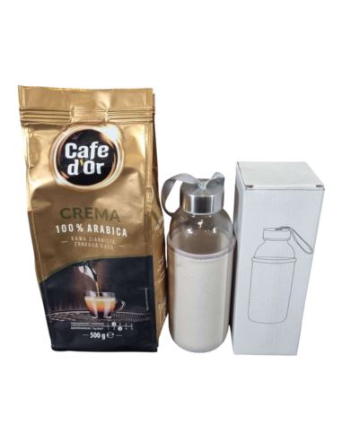 Zestaw Kawowy 3995Kawa Ziarnista Cafe d'Or Crema 100% Arabica 500g