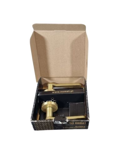 Klamka Drzwiowa Nomet Alva Lux Matowe Złoto