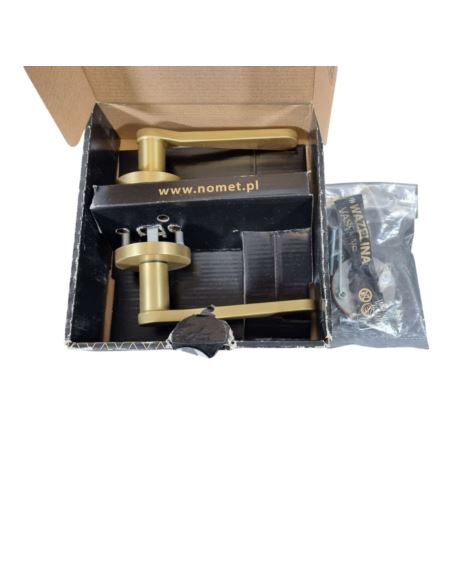 Klamka Drzwiowa Nomet Alva Lux Matowe Złoto