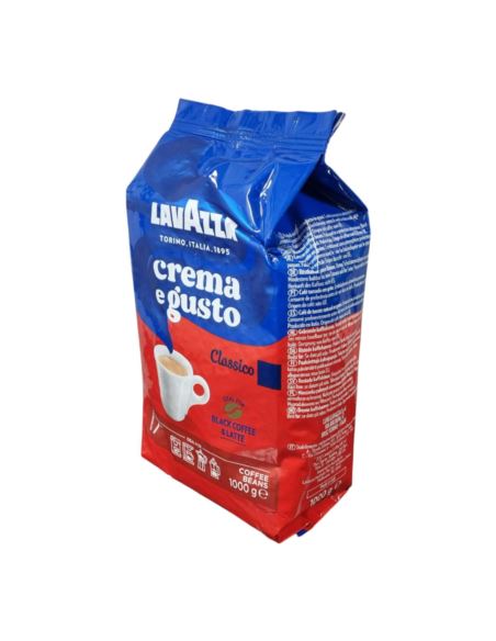 Lavazza Crema e Gusto Classico Kawa ziarnista mieszana 1kg Lavazza Crema e Gusto Classico Kawa ziarnista mieszana 1kg