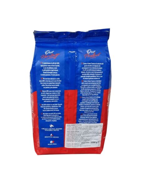 Lavazza Crema e Gusto Classico Kawa ziarnista mieszana 1kg Lavazza Crema e Gusto Classico Kawa ziarnista mieszana 1kg