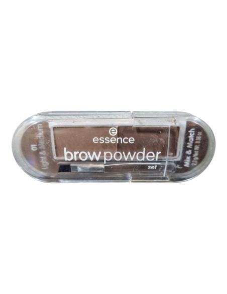 essence Zestaw do Brwi Brow Powder Light/Medium