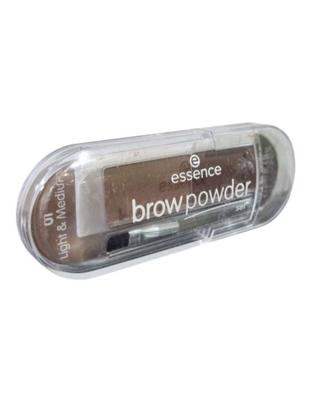 essence Zestaw do Brwi Brow Powder Light/Medium