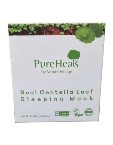 PUREHEALS Real Centella Leaf Sleeping Mask * Maseczka z wąkrotką azjatycką