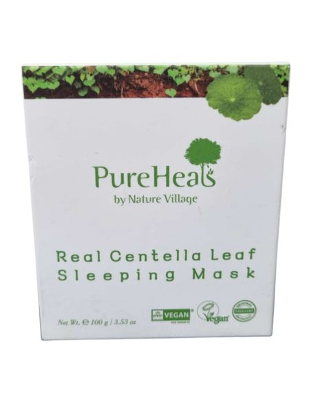 PUREHEALS Real Centella Leaf Sleeping Mask * Maseczka z wąkrotką azjatycką
