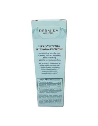 Dermika Maestria Luksusowe Serum Przeciwzmarszczkowe Dzień Noc 30ML