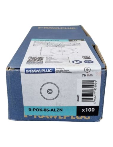 PODKŁADKI STALOWE OKRĄGŁE RawlPlug R-POK 76mm_100