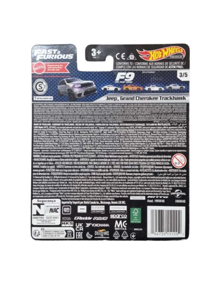 Jeep Grand Cherokee - Fast & Furious Hot Wheels 1:64 Premium
