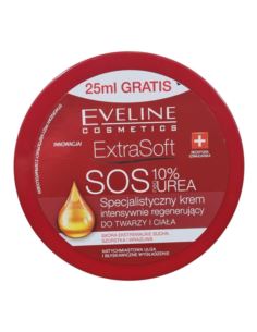 Eveline Extra Soft SOS Krem Nawilżający do Twarzy i Ciała 10% Urea 175ml