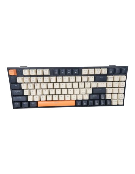 Klawiatura mechaniczna Redragon Kitava K636 RGB USB 1,5m NKRO Czarno-beżowa