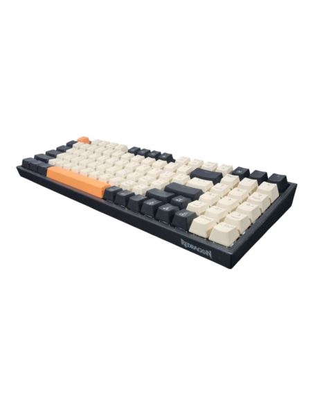 Klawiatura mechaniczna Redragon Kitava K636 RGB USB 1,5m NKRO Czarno-beżowa