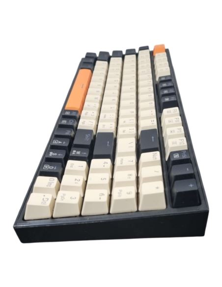 Klawiatura mechaniczna Redragon Kitava K636 RGB USB 1,5m NKRO Czarno-beżowa