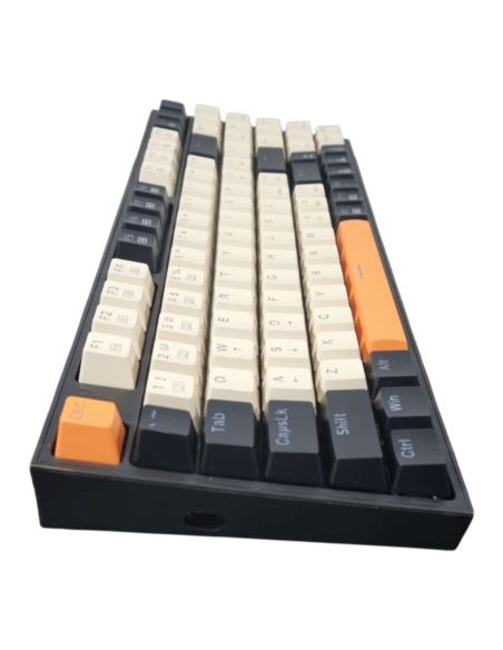 Klawiatura mechaniczna Redragon Kitava K636 RGB USB 1,5m NKRO Czarno-beżowa