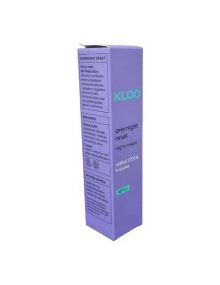 Kloo Overnight Reset Krem Regenerujący na Noc Refill 30ml