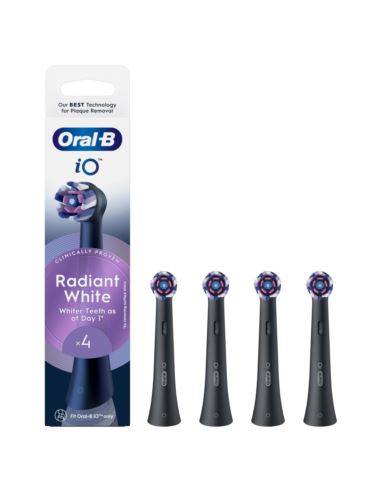 ORYGINALNA KOŃCÓWKA ORAL-B iO RADIANT BLACK DO SZCZOTECZKI ELEKTRYCZNEJ x4