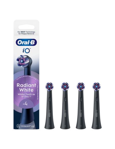 ORYGINALNA KOŃCÓWKA ORAL-B iO RADIANT BLACK DO SZCZOTECZKI ELEKTRYCZNEJ x4