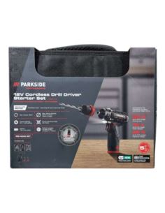 Wiertarko Wkrętarka Parkside 12V Starter Set 43 Pieces Set