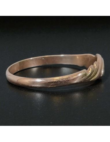 Pierścionek Falowane oczko 1,46g 585 r.18