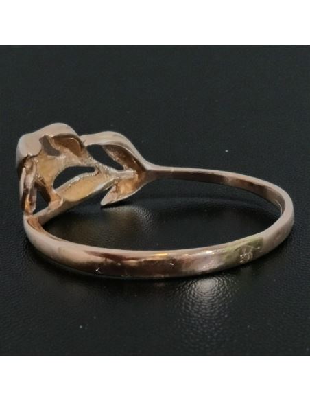 Pierścionek Liść 1,32g pr.585 r.16