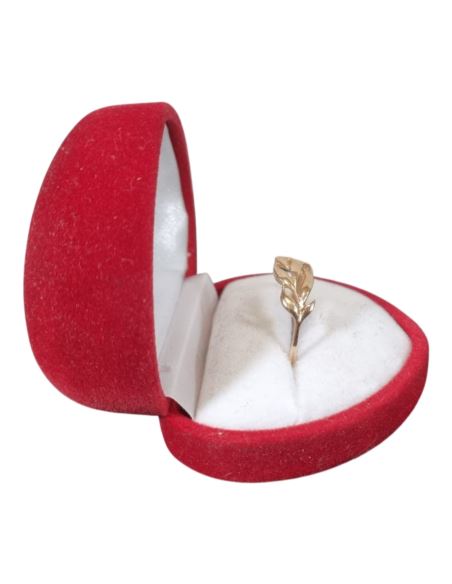 Pierścionek Liść 1,32g pr.585 r.16