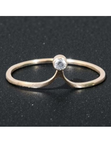 Pierścionek z Oczkiem 1 g pr.585 r.23