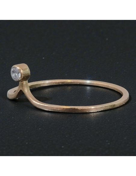 Pierścionek z Oczkiem 1 g pr.585 r.23