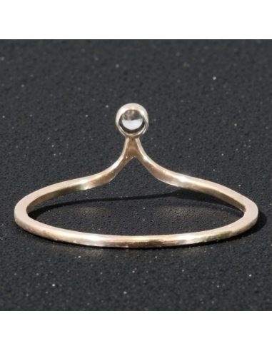 Pierścionek z Oczkiem 1 g pr.585 r.23