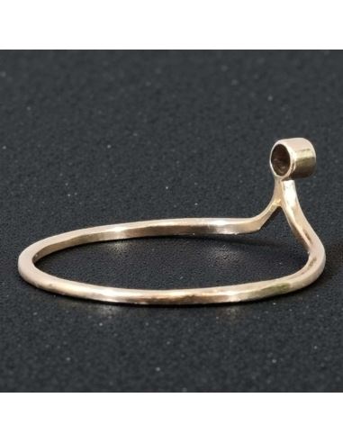 Pierścionek z Oczkiem 1 g pr.585 r.23