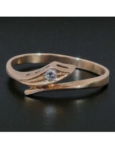 Pierścionek Z Oczkiem 1,66g pr.585 r.16