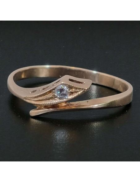 Pierścionek Z Oczkiem 1,66g pr.585 r.16