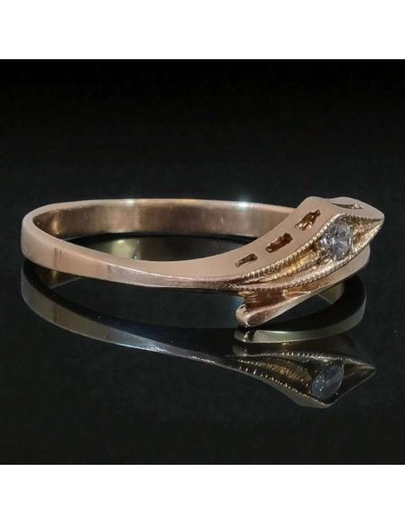 Pierścionek Z Oczkiem 1,66g pr.585 r.16