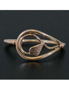 Pierścionek Liść 1,44g pr.585 r.17