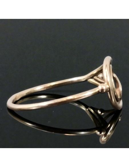 Pierścionek Liść 1,44g pr.585 r.17