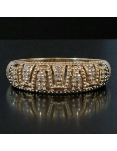 Pierścionek Chropowaty 1,73g pr.585 r.13