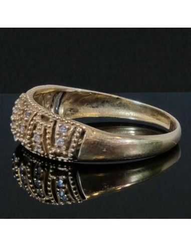 Pierścionek Chropowaty 1,73g pr.585 r.13