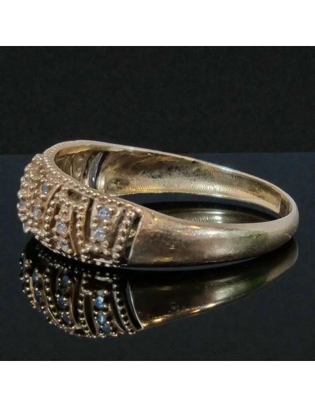 Pierścionek Chropowaty 1,73g pr.585 r.13