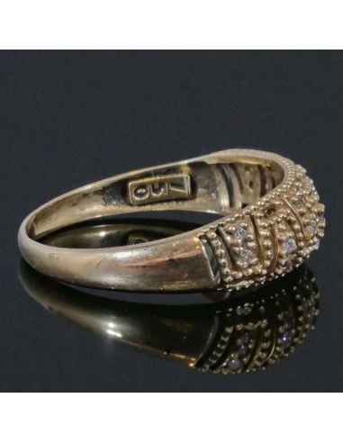 Pierścionek Chropowaty 1,73g pr.585 r.13