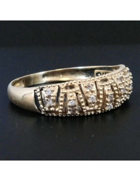 Pierścionek Chropowaty 1,73g pr.585 r.13