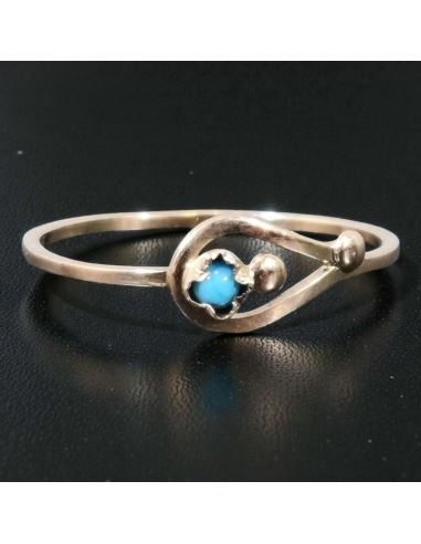 Pierścionek Niebieskie Oczko 1g pr.585 r.17