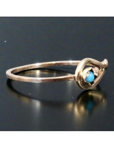 Pierścionek Niebieskie Oczko 1g pr.585 r.17