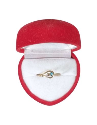 Pierścionek Niebieskie Oczko 1g pr.585 r.17